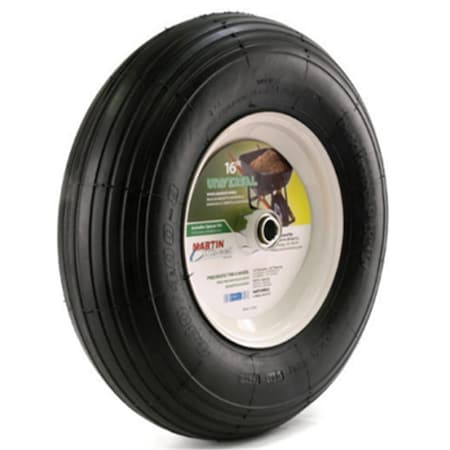 Martin Wheel Martin Wheel 406TTRIB32 0.63 in. Ball Bearing Rib Tire with Hub 406TTRIB32